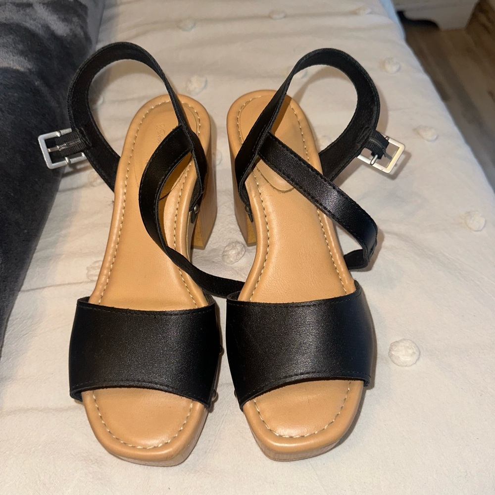 Target Black Strappy Sandals